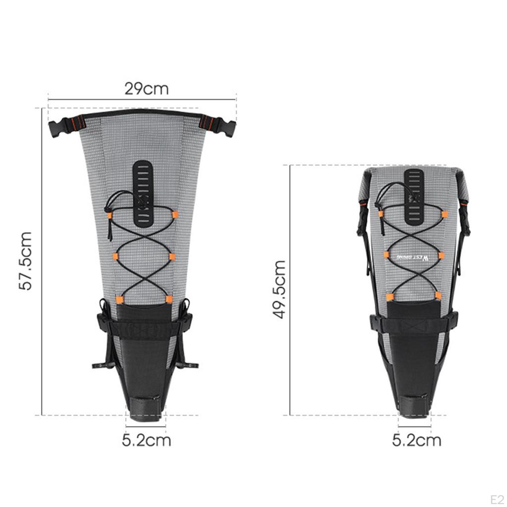 Bike Saddle Bag Bicycle Under Seat Pouch Cycling Wedge Pack