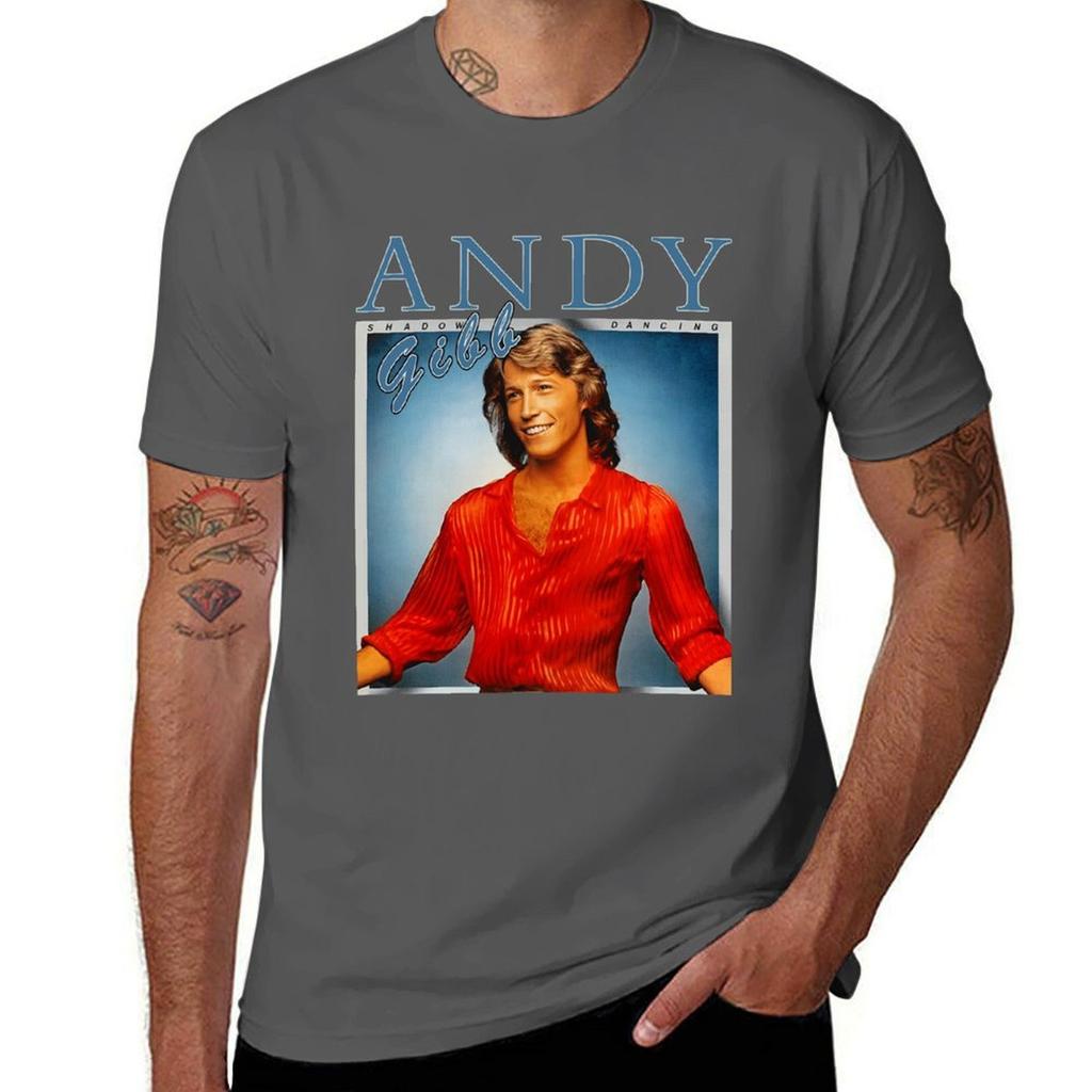 Andy Gibb Retro Tshirt Modern Style Print Tshirt
