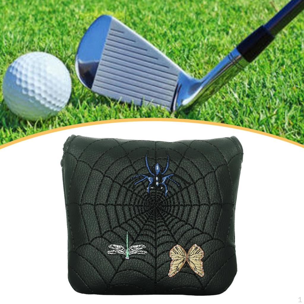 Golf Putter Cover Club Protector Comfortable Lining Portable Gift for Men Accessories Fits Most