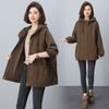Mid-length Korean Loose Windbreaker Women's Mid-length Casual Jacket Hooded Top