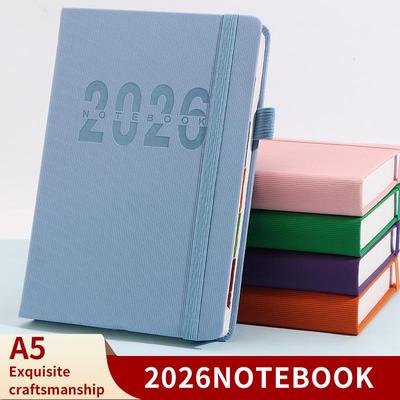 2026 Cross-Border Daily Planner: 365-Day Journal & Time Management Notebook