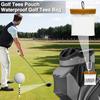 Golf Tees Bag Transparent Visible Pouch Bag Waterproof Golf Tees Large Capacity Organizer Golf Accessories
