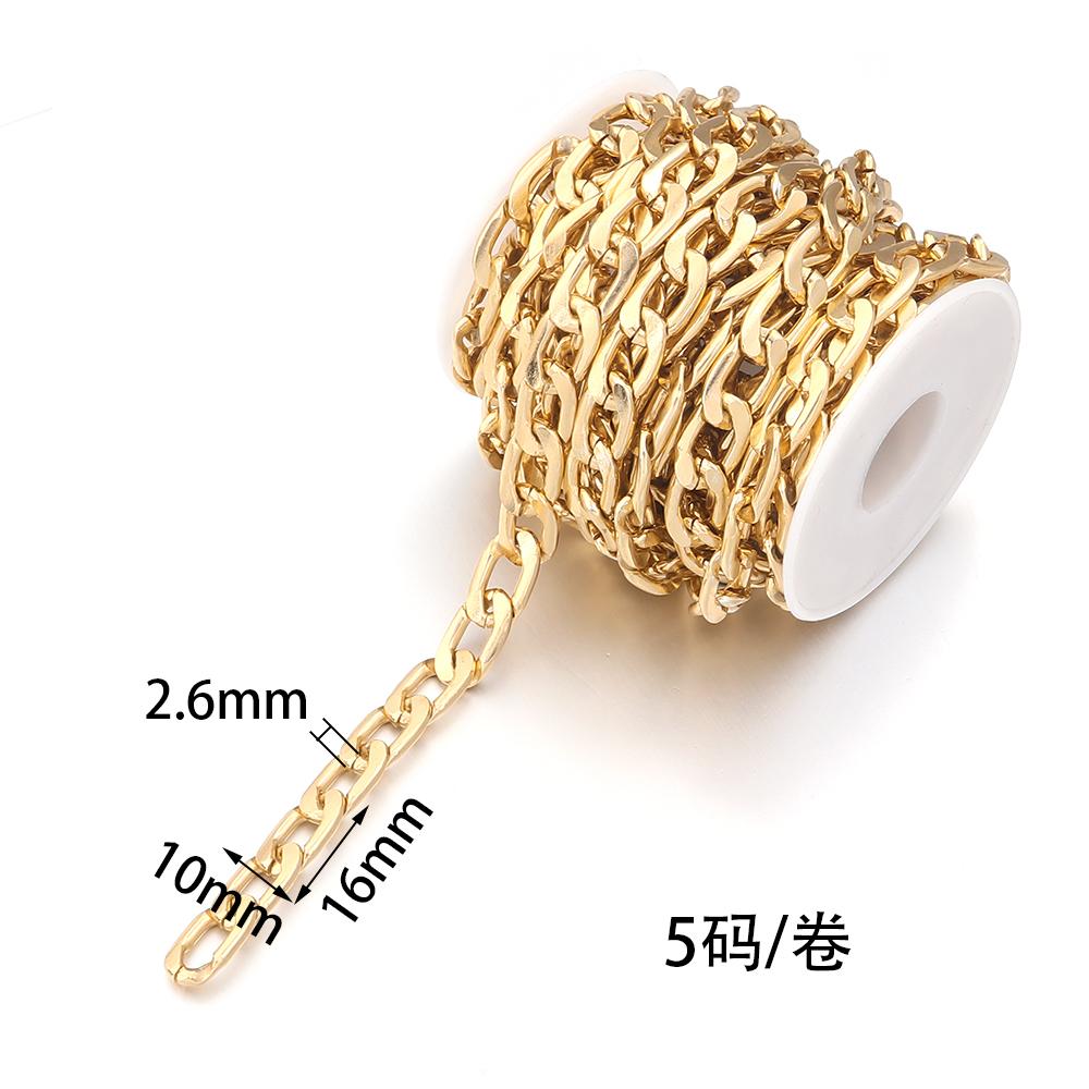 5yards/lot Aluminum Twisted Chains High Quality NK Extension Link Chains For Jewelry Making DIY Bracelet Necklace Connectors
