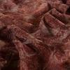Brown Flocked Mesh Fabric African Tulle Lace Fabric Burnout Jacquard Fabrics Nigeria George Fabric for Dress DIY Clothing