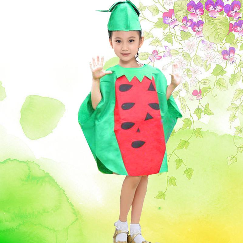 

Детская фруктовая одежда Овощи / Цветы / Дыни и фрукты Сценическая одежда Показ мод free size（100-135）