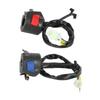 1 Pair Motorcycle 7 8inch Left and Right Handlebar Mount Switch with Horn and Ignition Control