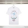 Unisex Cotton T-Shirt With Digital Print Letter Loose Fit Casual Wear