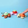 Stress Relief 3D Printed Fruit Turtle Clicker Keychain Bag Charm Decompression Toy Keycap Pressure Release Toy