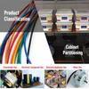 3/5/8/10mm Width Coding Tape Black Adhesive Coded Tape Strong Adhesive Marking Tape