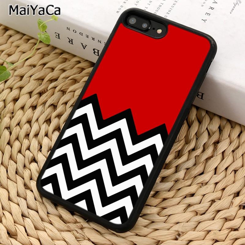 MaiYaCa Чехол для телефона с узором 'Твин Пикс' (Chevron) Для iPhone 17 Air 16 15 14 6S plus 11 12 13 Pro Max coque Чехол iPhone 11pro max red