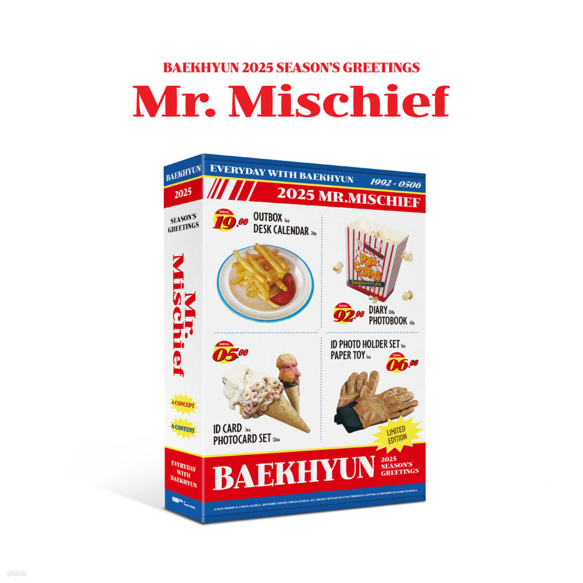 

Baekhyun (BAEKHYUN) 2025 SEASON S GREETINGS [Mr. Mischief]