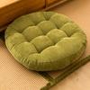 Tufted Seat Cushion Extra Thick High Elasticity Soft Round Solid Color Chair Tatami Sofa Floor Sitting Mat Pad Home Office Supplies
