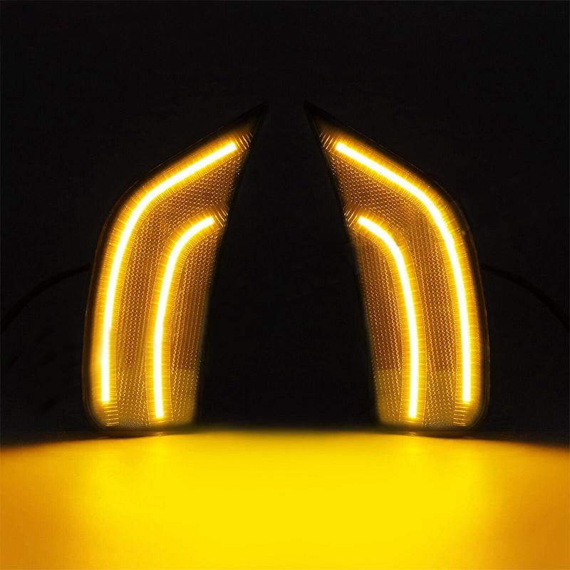 GM2550206 84776453 Side Marker Light Turn Signal Lamp 84776452 Fit for GMC Yukon Chevrolet Tahoe Cadillac Escalade ESV -