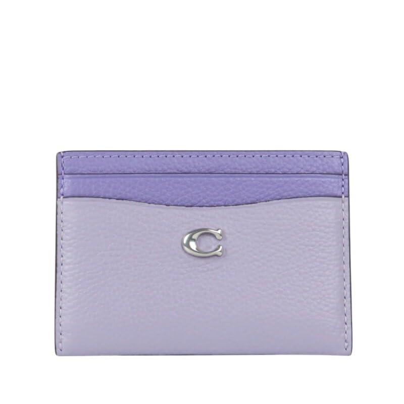 

Coach Card Case CR536 LHWTT Purple Purple Women s (Soft Multi) [Outlet]