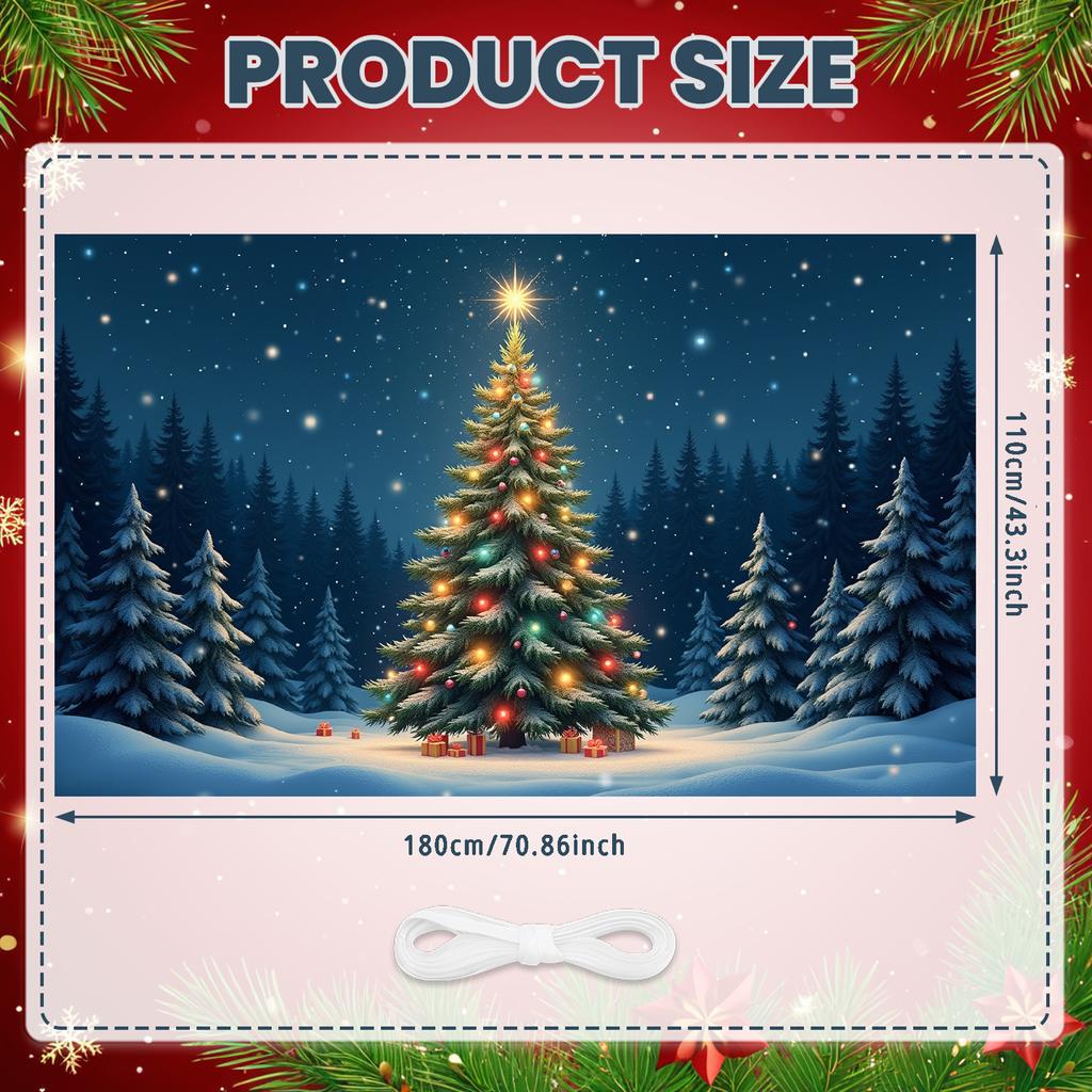 Event Banner Lightweight Party Banner Christmas Decoration Decorative Design Festive Decoration For Photo Background Christmas