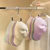 Multipurpose Metal Scarf and Belt Hangers for Wardrobe Nonslip Design for Efficient Organization of Accessories