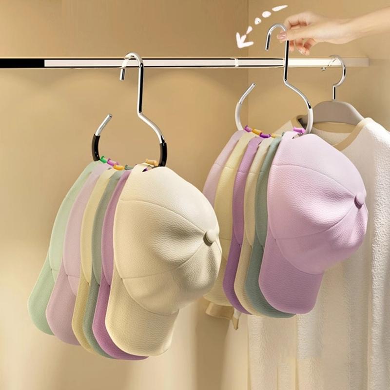 Multipurpose Metal Scarf and Belt Hangers for Wardrobe Nonslip Design for Efficient Organization of Accessories