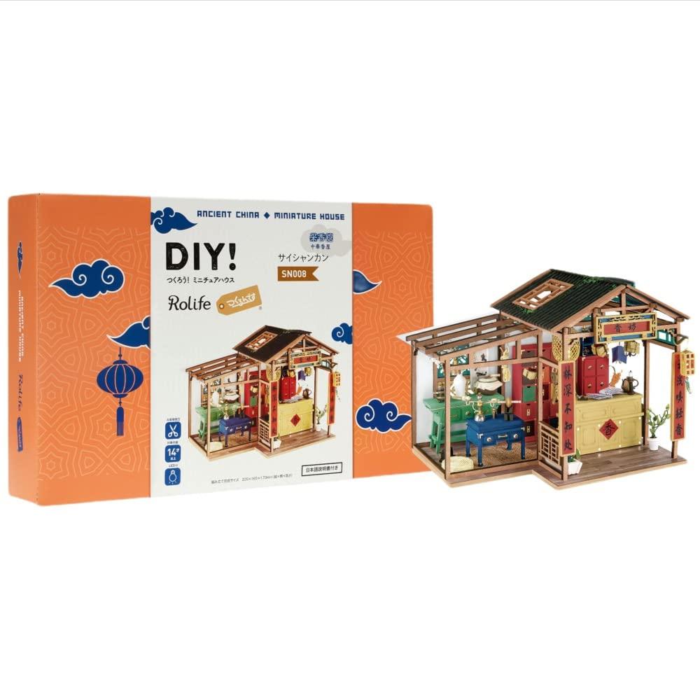 Robotime DIY Miniature House Dollhouse Chinese Series (Chinese Series) [Official Japanese Distributor  Japanese Instructions Included]