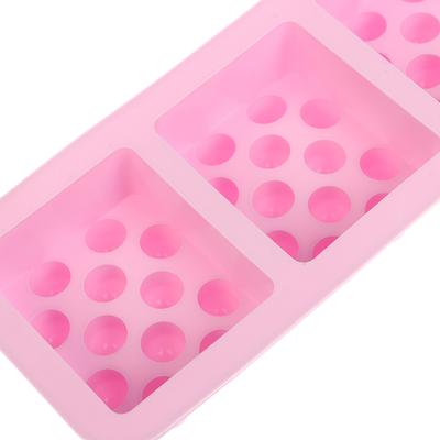 1Pc 3D stampo per sapone in silicone stampo a forma di massaggio per massaggio terapia strumento per la fabbricazione di sapone ovale spa sapone stampo artigianato accessori