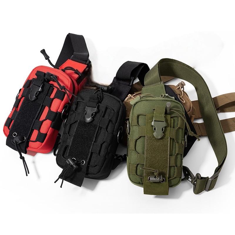 Men's Multi-functional Tactical Waist & Crossbody Bag for Camping & Cycling