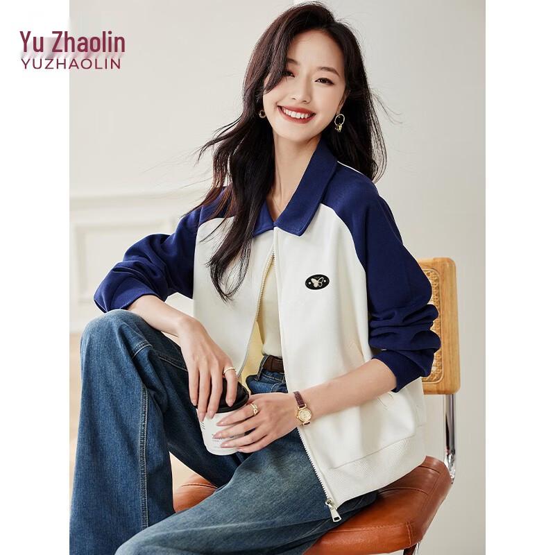 Women s Retro Hong Kong Style Casual Cardigan Sweatshirt Jacket L