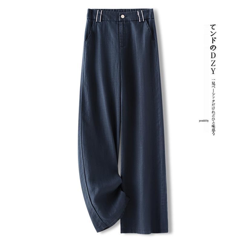 2025 Women's Summer Slimming Cotton Linen Wide-Leg Pants