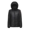 Men's Plus Size Lightweight Hooded Down Jacket - Ultrathin, Extra Large, Middle-Aged Fit for 300 Lbs