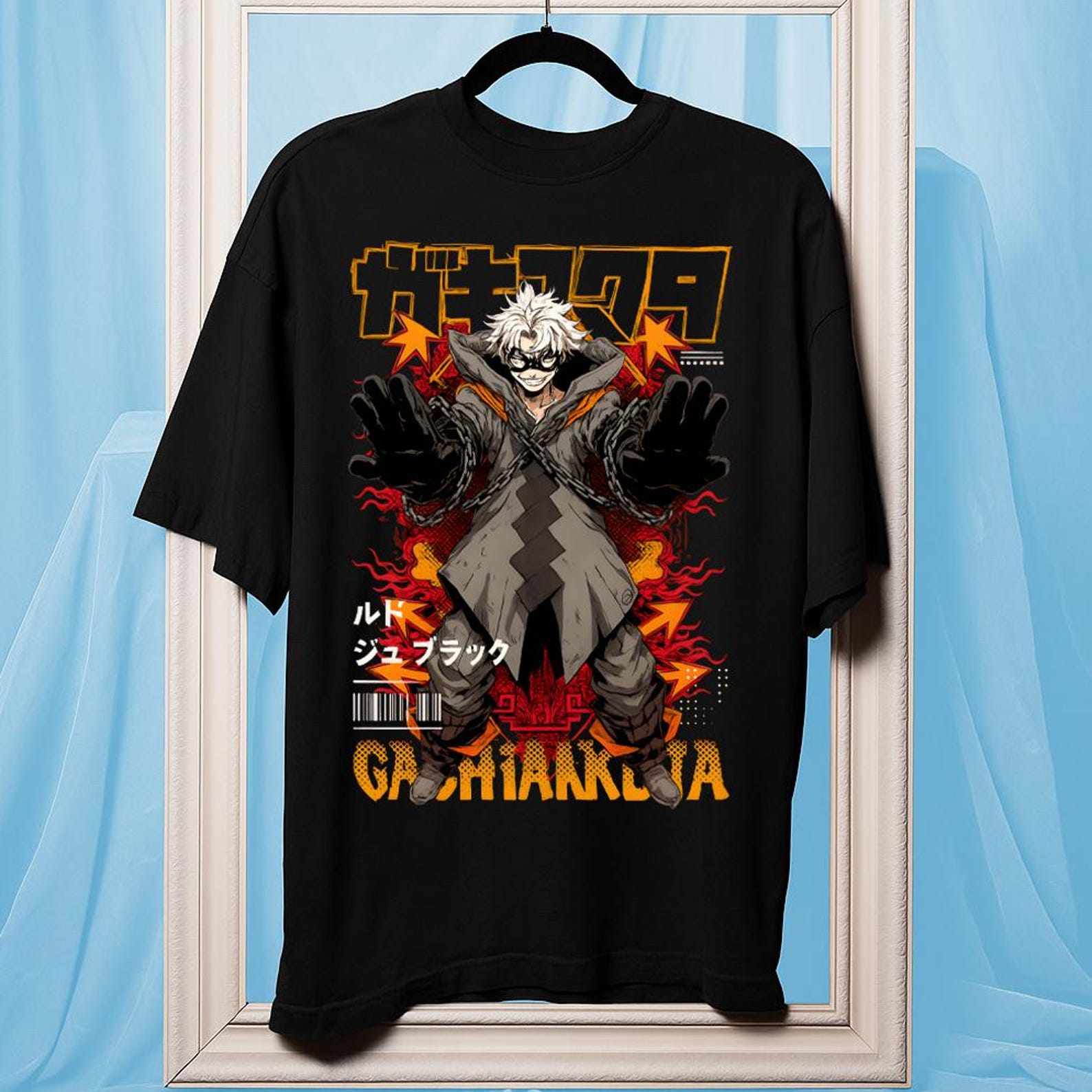 Anime Shirt Streetwear, Manga Inspired Graphic Tee, Unisex Heavy Cotton Gift 4XL