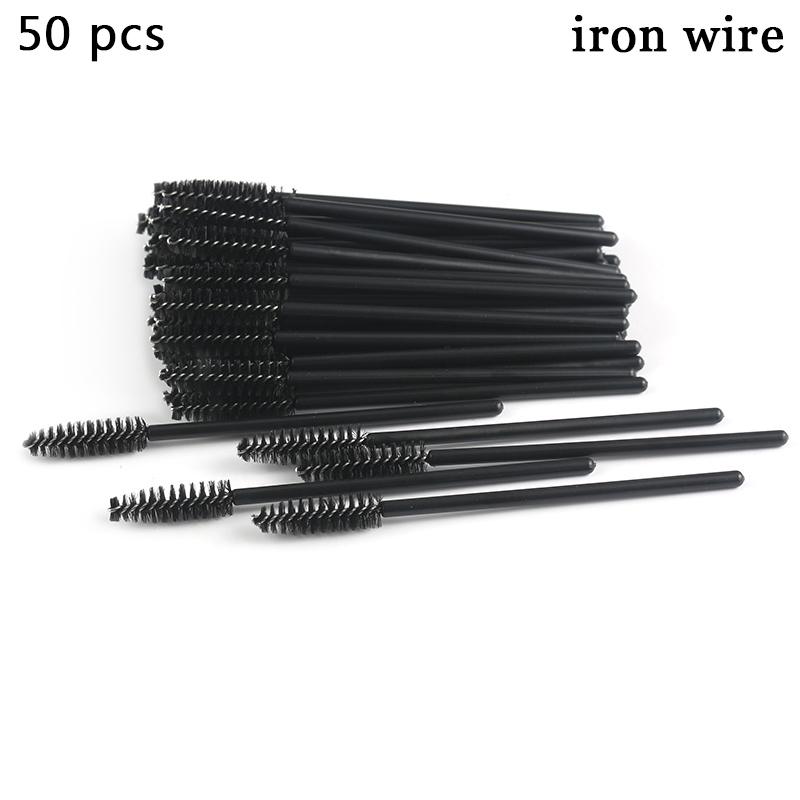 50Pcs Eyelash Extension Disposable Eyebrow Brush Mascara Wand Applicator Spoolers Eye Lashes Cosmetic Brushes Set Makeup Tools