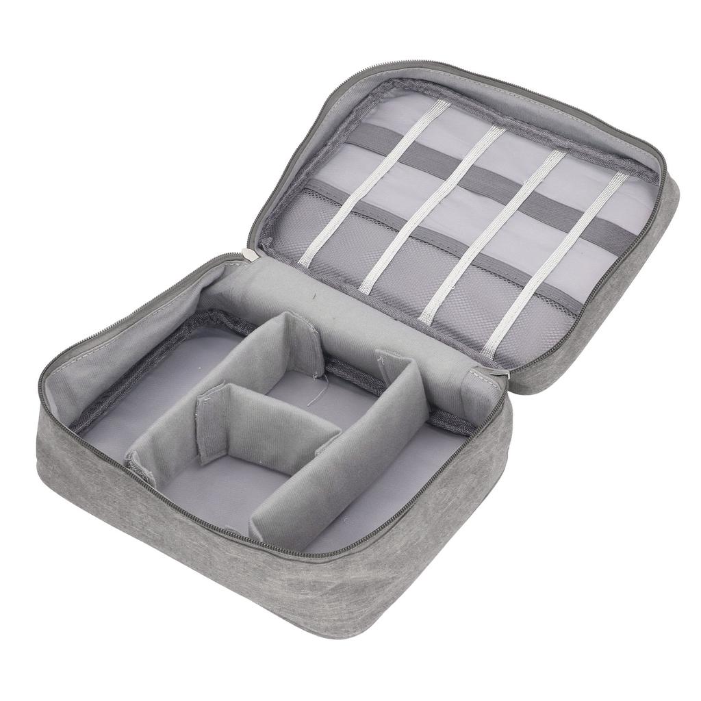 Data Cable Charger Bag Large Capacity Portable Electronic Accessory Storage Case for Mobile HDD Laptop Power Cord