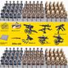 Briques de construction Seconde Guerre mondiale Corps Marine mini poupée humanoïde cadeau d'anniversaire jouet personnage de dessin animé puzzle blocs de construction assemblés