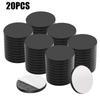 300pcs Magnetic Round Self Adhesive Disc Magnets Round Rubber Soft Magnetic Sheet 20X2mm for Refrigerator Office DIY Projects
