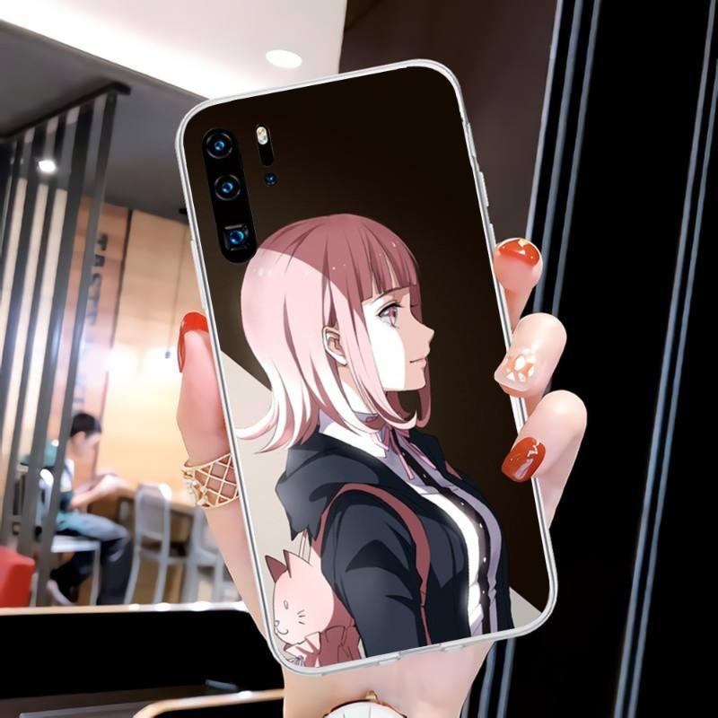 

Милый чехол для телефона Chiaki Nanami для Huawei P50 P40 P30 Pro Mate 40 30 Pro Nova 8 8i Y7P Honor, прозрачный чехол для телефона Honor 9C