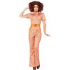 Smiffys Authentischer Body im 70er-Jahre-Chic für Damen