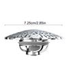 Quick Releases Bathtubs Drain Covers With Detachable Hair Trap Press Type Stoppers for 1.5 To 1.97Inch Drain Use