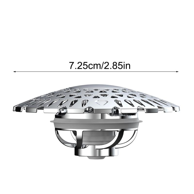 Quick Releases Bathtubs Drain Covers With Detachable Hair Trap Press Type Stoppers for 1.5 To 1.97Inch Drain Use