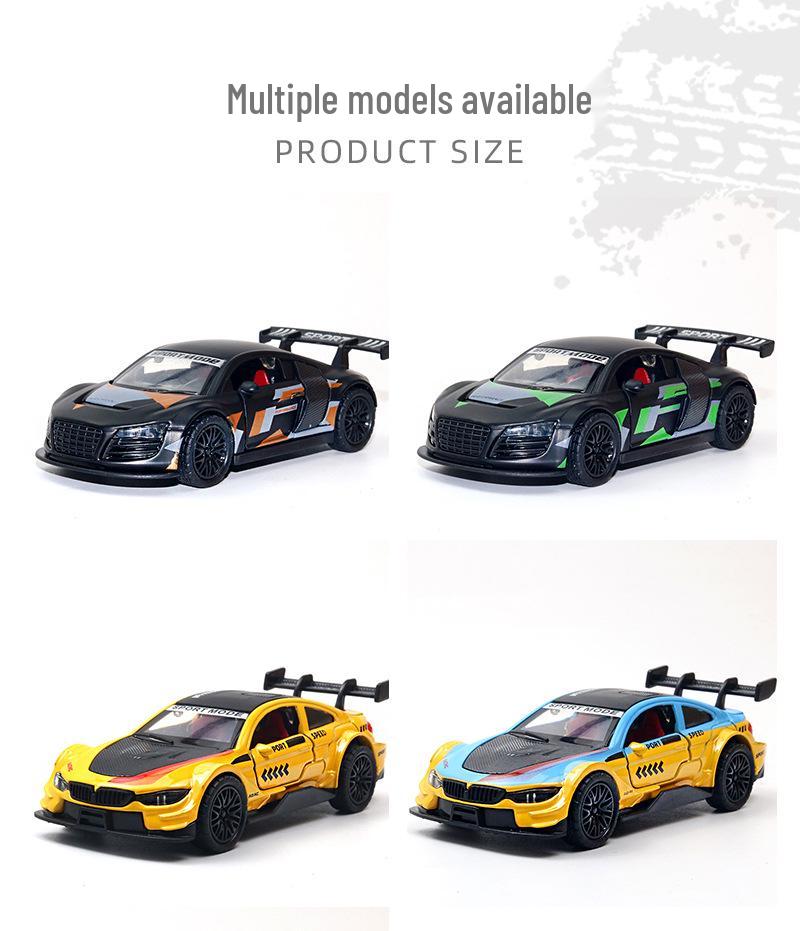 Bagged Alloy Model Sporting Car Ornament - Boys' Toy Gift