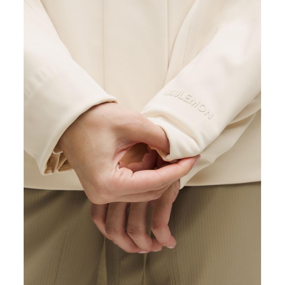 Lululemon Repelshell Cinch Back Rain Jacket Light Ivory