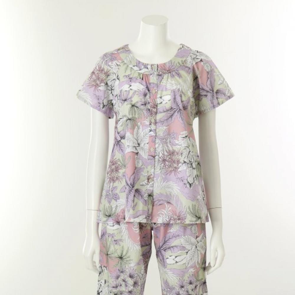 Wacoal 100  Cotton Palm Tree Print Women S Pajama Wpa7191w