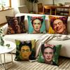 Klassische Malerin Frida Kahlo Kissenbezug Quadratisch Doppelseitig Sofakissenbezug Schlafzimmer Nachttischkissen