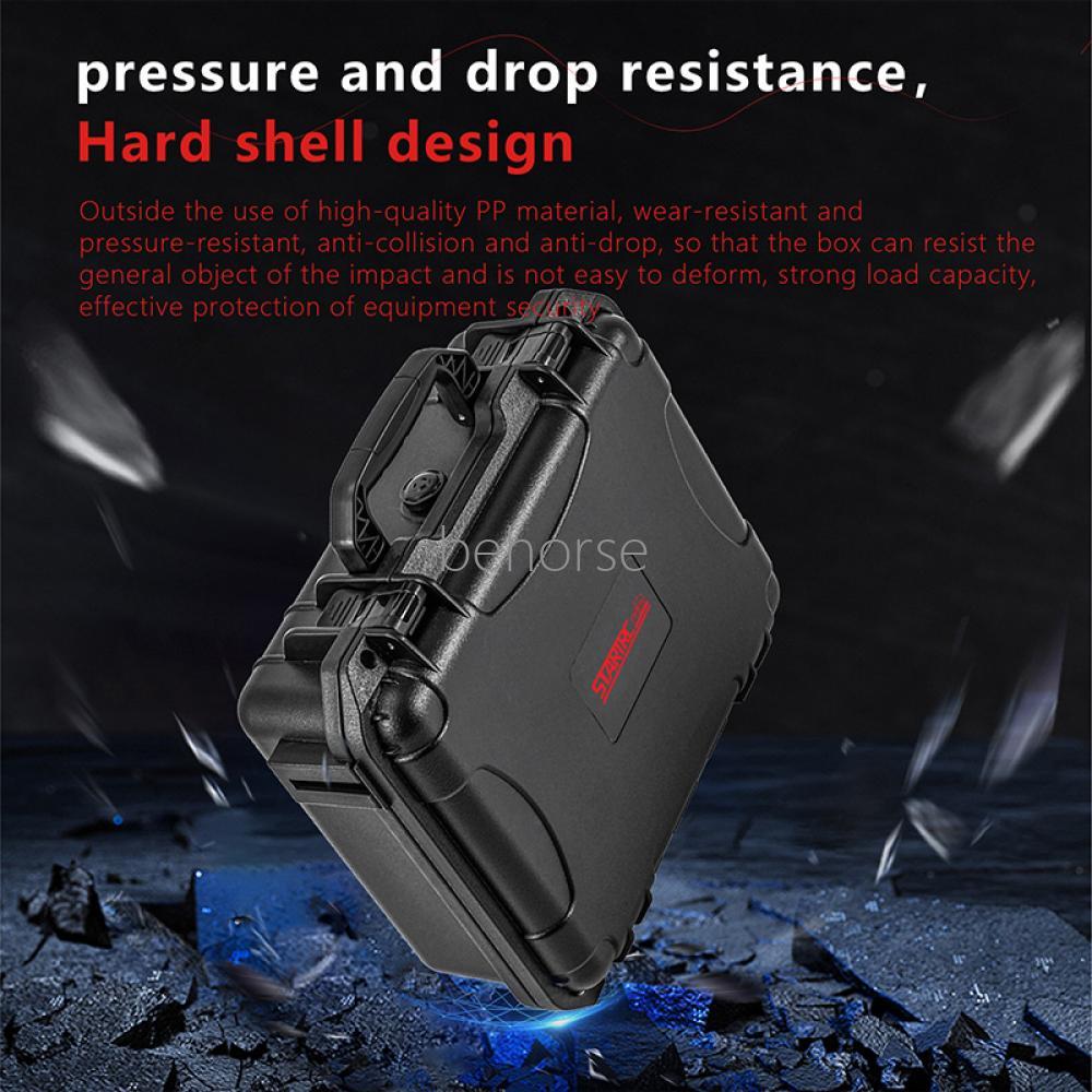 2 Layer Hard Case Storage Box Carrying Case Waterproof Portable Travel Suitcase For Gopro Hero13/12/11/10/9 Camera Accessories