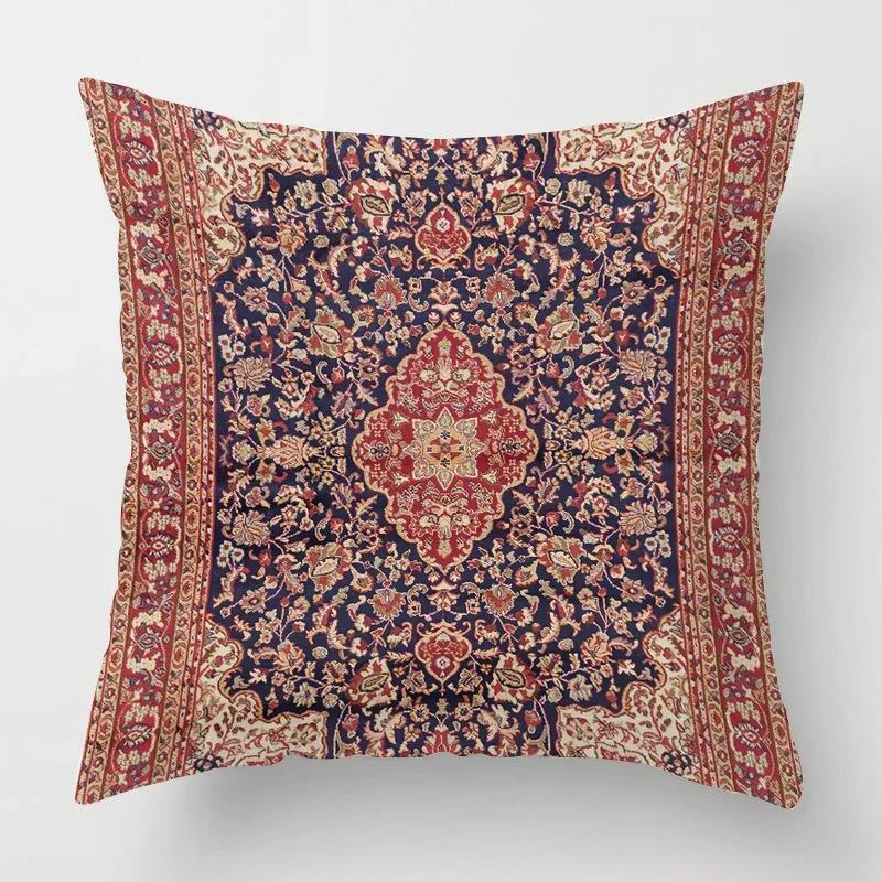Home Decoration Moroccan Racial Pattern Pillow Sleeve Living Room Bedroom Car Office Pillow Case Sofa Ethnic Style Decoration