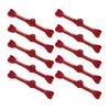 10pcs Handmade Chinese Frog Buttons Traditional Bead Embellished Fasteners Ethnic Clothing Accessories