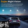 1080P duální kamera, Dash Cam pro auta, Přední a vnitřní, autokamera s IR nočním viděním, Loop Recording, Širokoúhlá auto DVR kamera