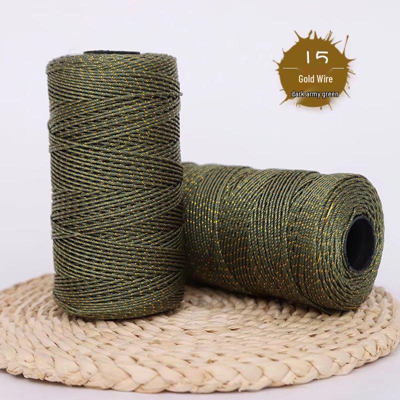 Příze z ledového hedvábí: Třívláknová příze pro ruční pletení a háčkování - Ideální na pantofle, tašky, čepice, návleky na hrnky a podsedáky do auta