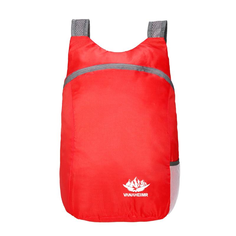 Neutral Outdoor Folding Bag Ultra Light Portable Storage Travel Bag Waterproof Backpack Sports Fitness Knapsack Skin Bag