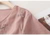 Summer Cotton Linen Patchwork Organza Shirt - Retro Artistic Zen Tea Ceremony Loose Top for Women