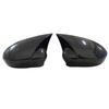 Pair Horn Side Wing Mirror Cover Caps For Fiat 500 500c 2007- Rearview Mirror Cover Shell Case Trim Add on Car Accessories