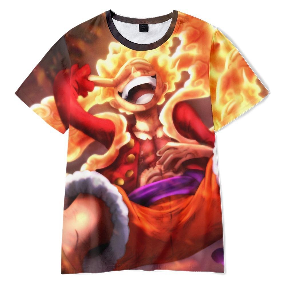 Funny Cartoon ONE PIECE T Shirt Cool Men's Tshirt O Neck Casual Unisex Streetwear Anime Fashion Tee