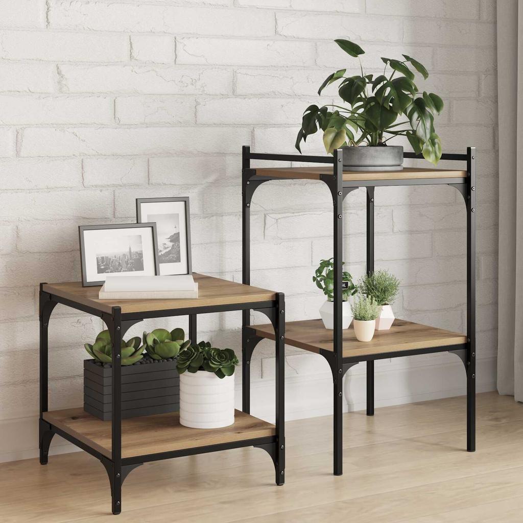 4-teiliges Wandregal-Set, Dekoratives Wandregal, Ablageregal, 40 X 40 X 1,5 Cm